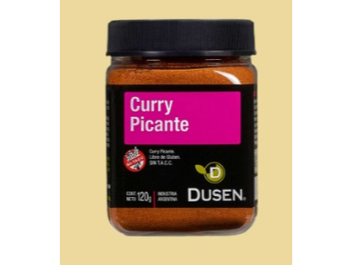 CURRY PICANTE FRASCO 120 gs