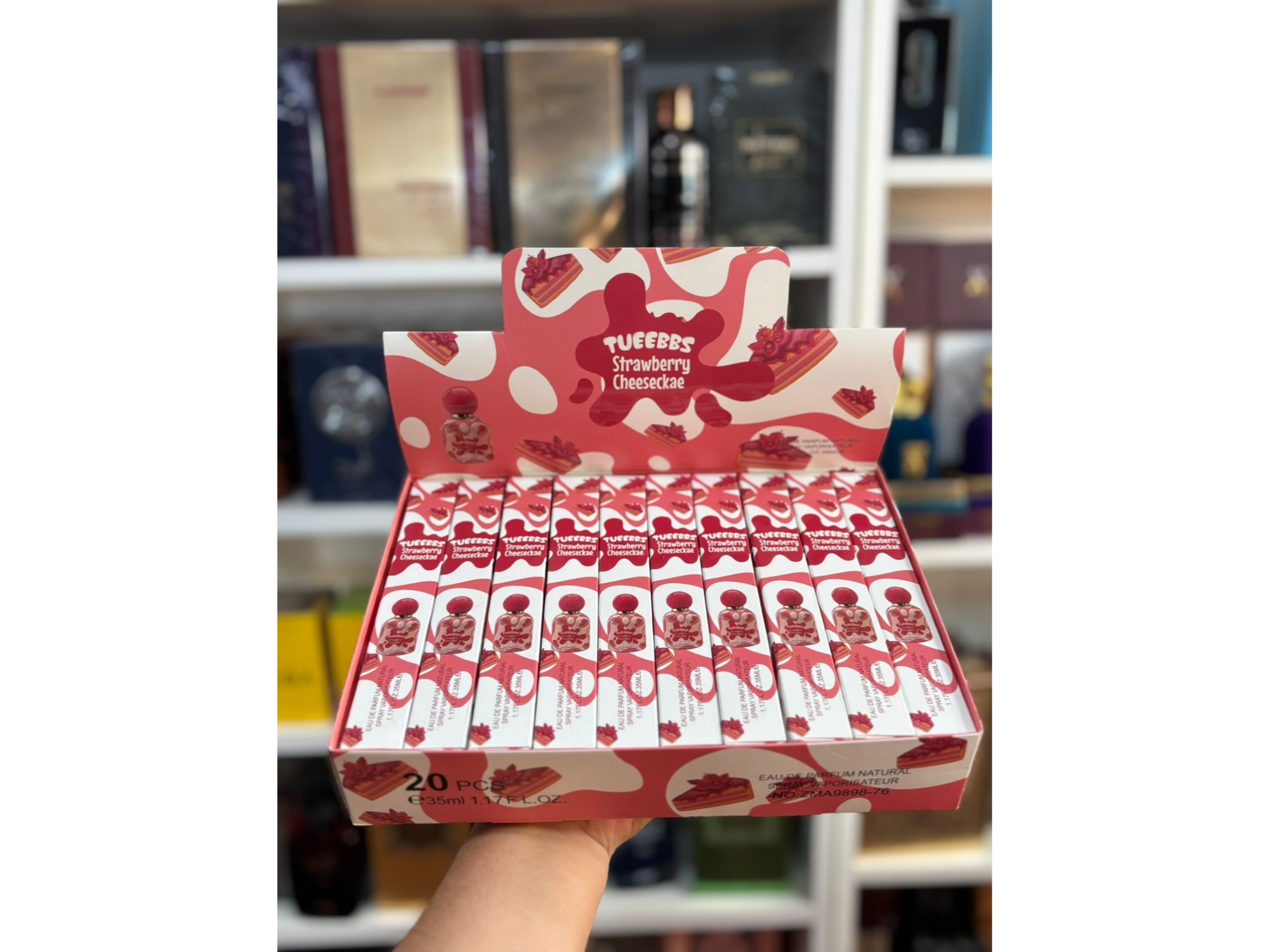 Tubitos de tueebbs strawberry cheeseckae