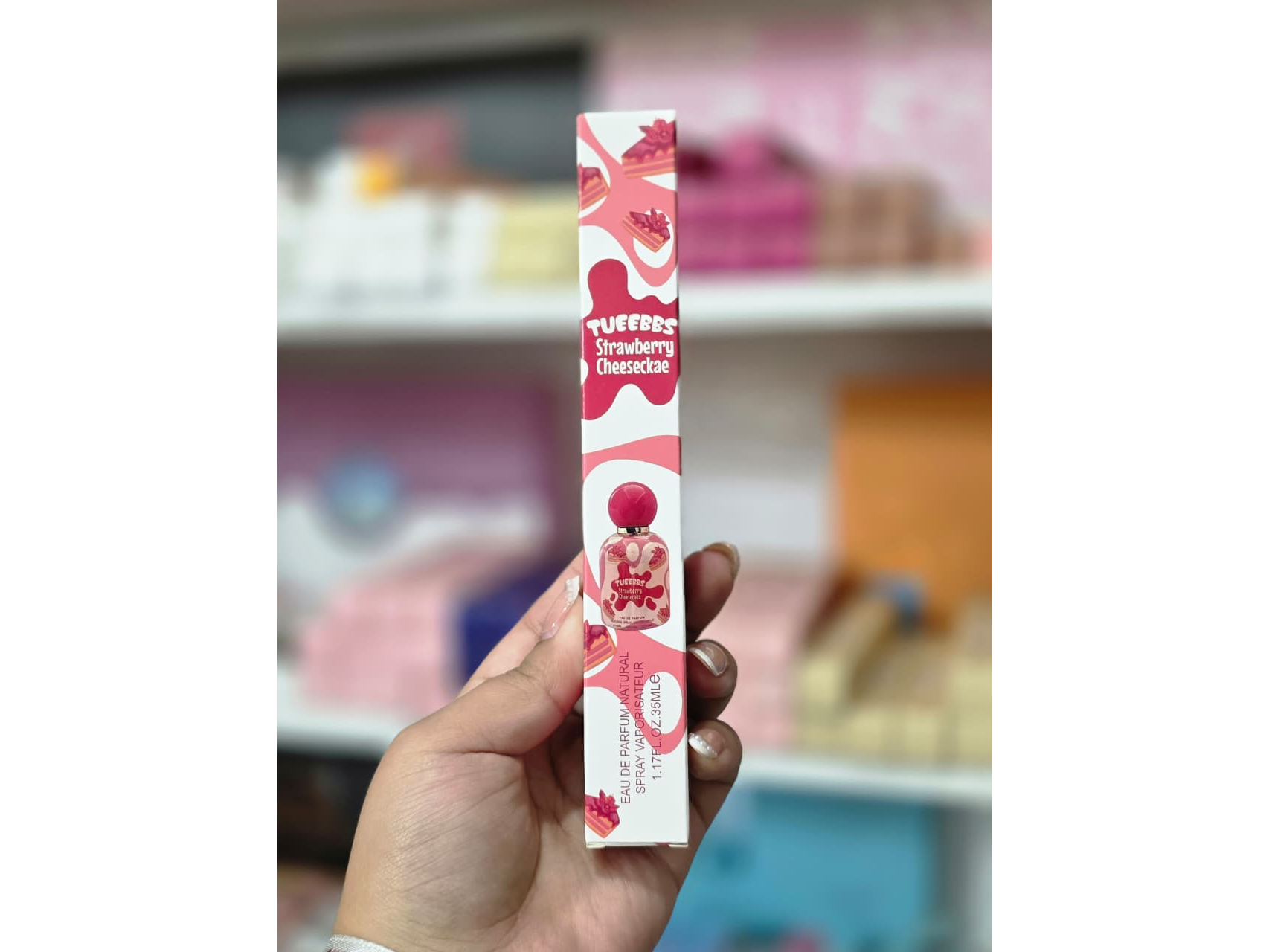 Tubito de tueebbs strawberry cheeseckae