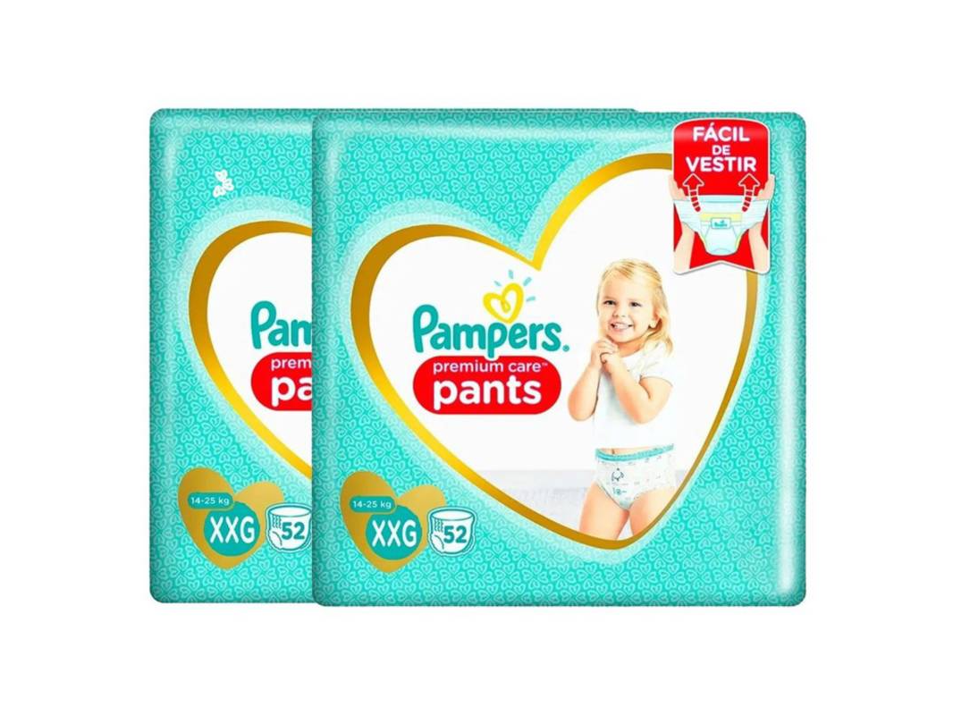 2 PAMPERS Premium Care (PANTS)