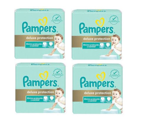 4 PAMPERS Deluxe Protect  (Pañales)