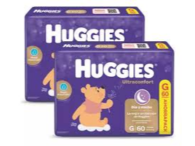 2 HUGGIES Ultra Confort