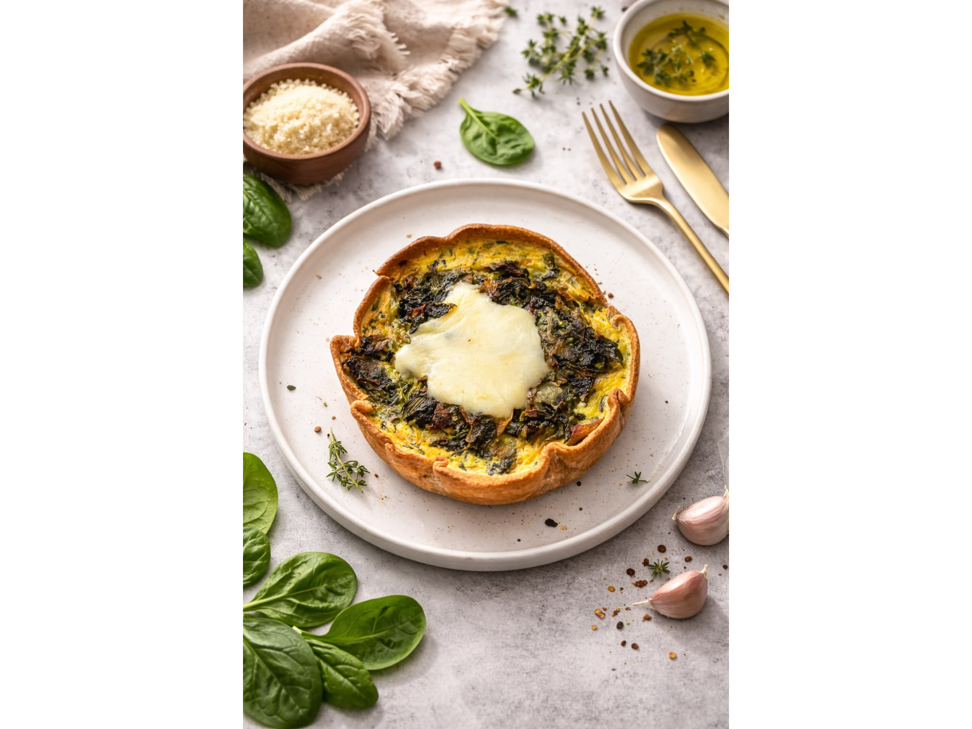 Tarta Integral Espinaca Gratinada - x 300 g