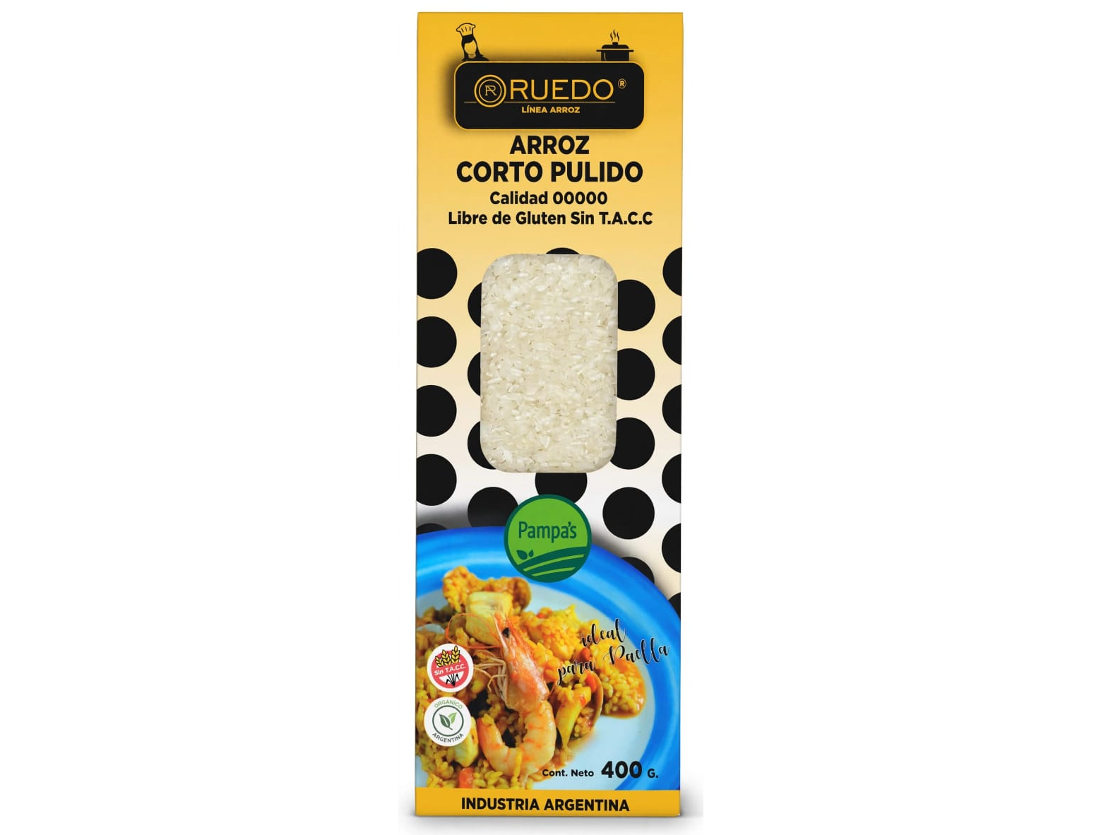 Ruedo Arroz Corto- x 400 g