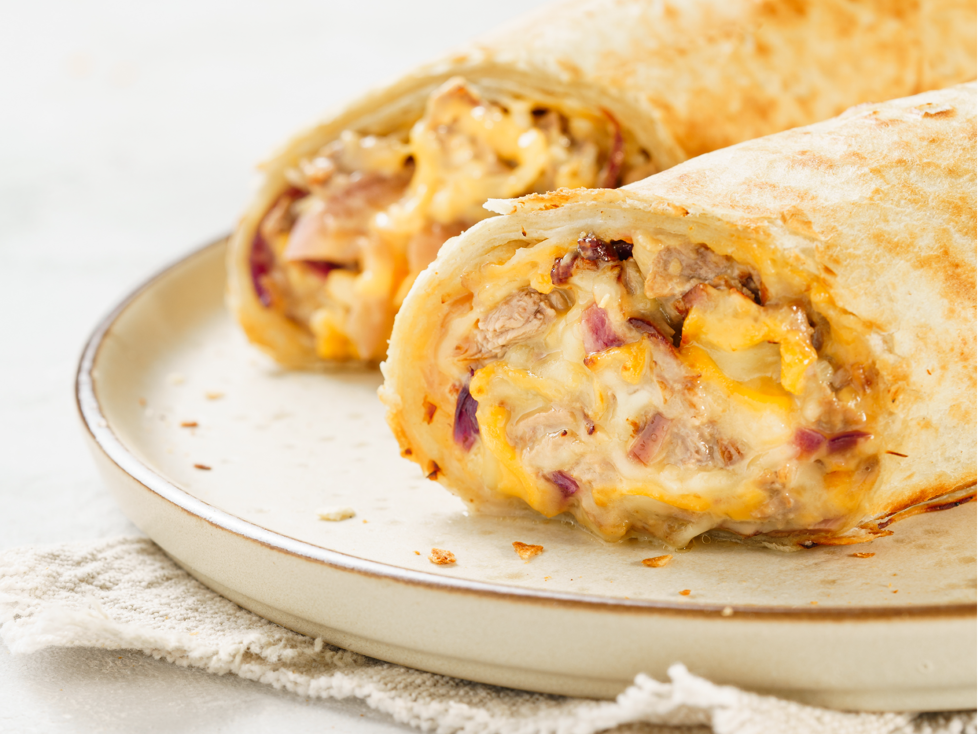 Wrap Carne desmechada y cheddar - 210 gr - 1 unidad