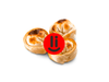Empanadas de Jamón y Queso Sin Harina - x doc.