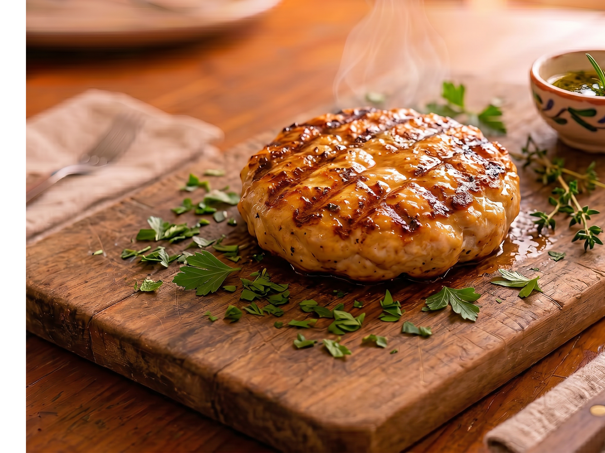 Hamburguesa de Pollo Sin Harina - x 1 kg