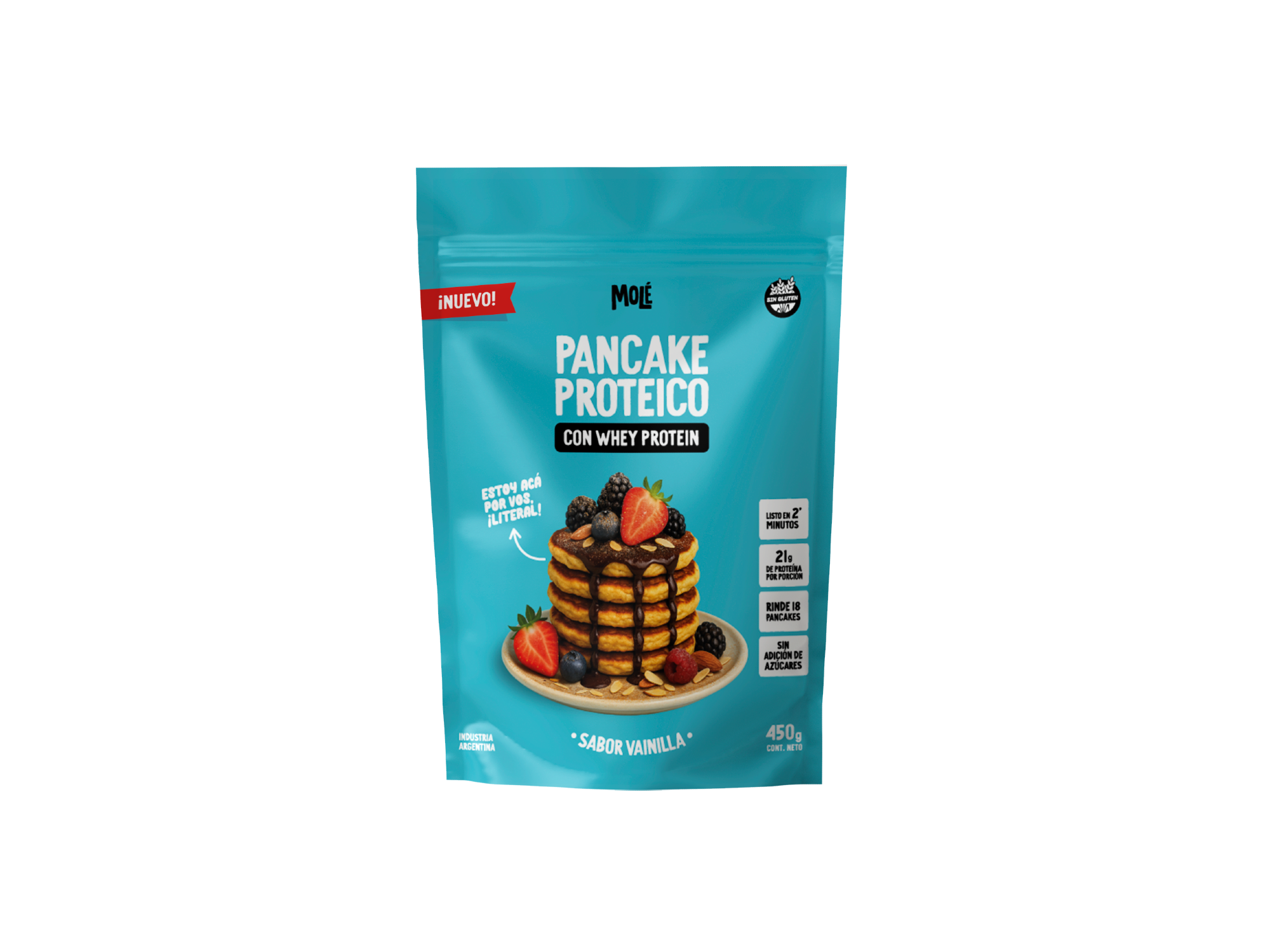 Pancakes Proteicos de Vainilla - 450g
