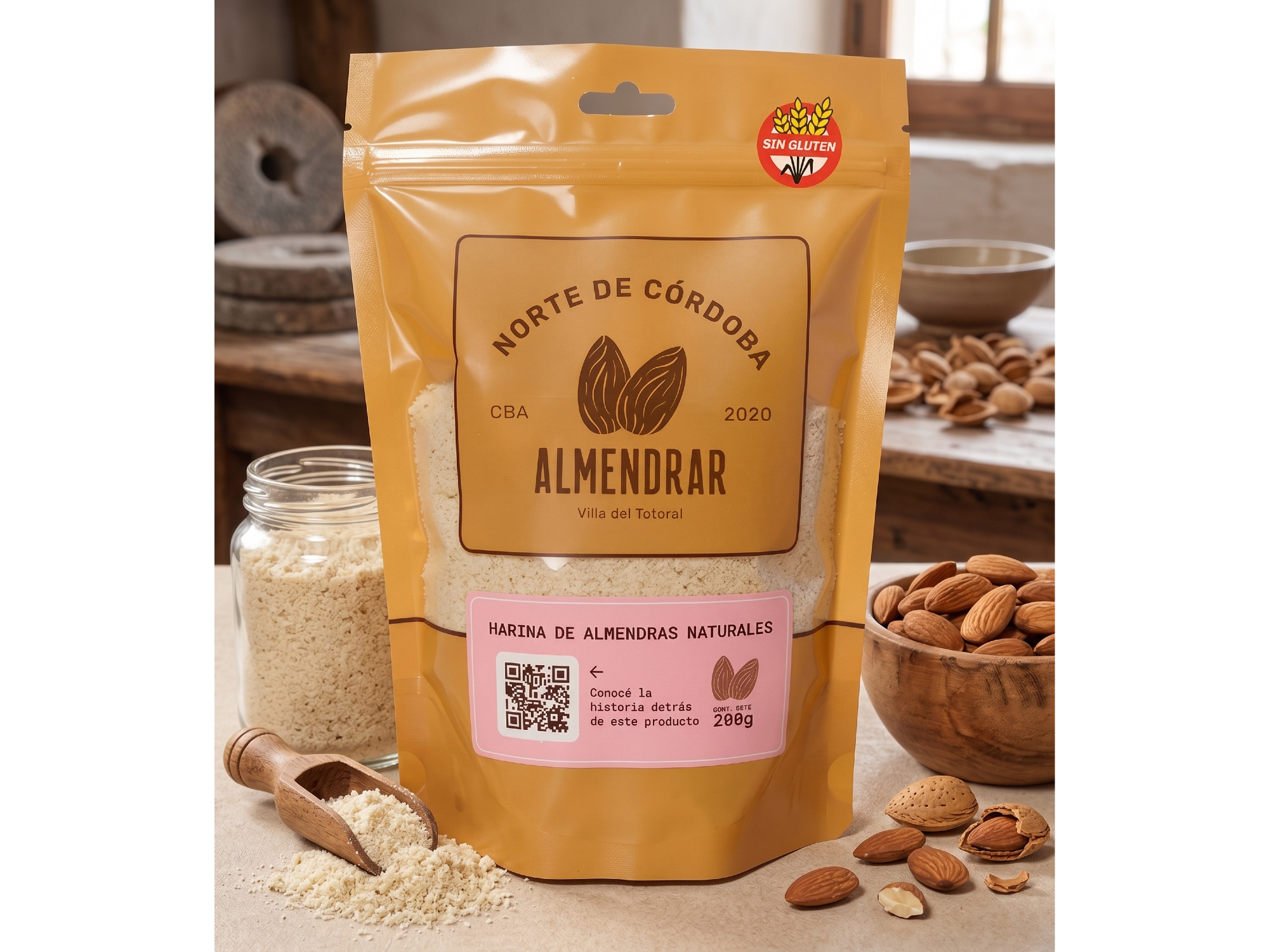 Harina de almendras - x 200g