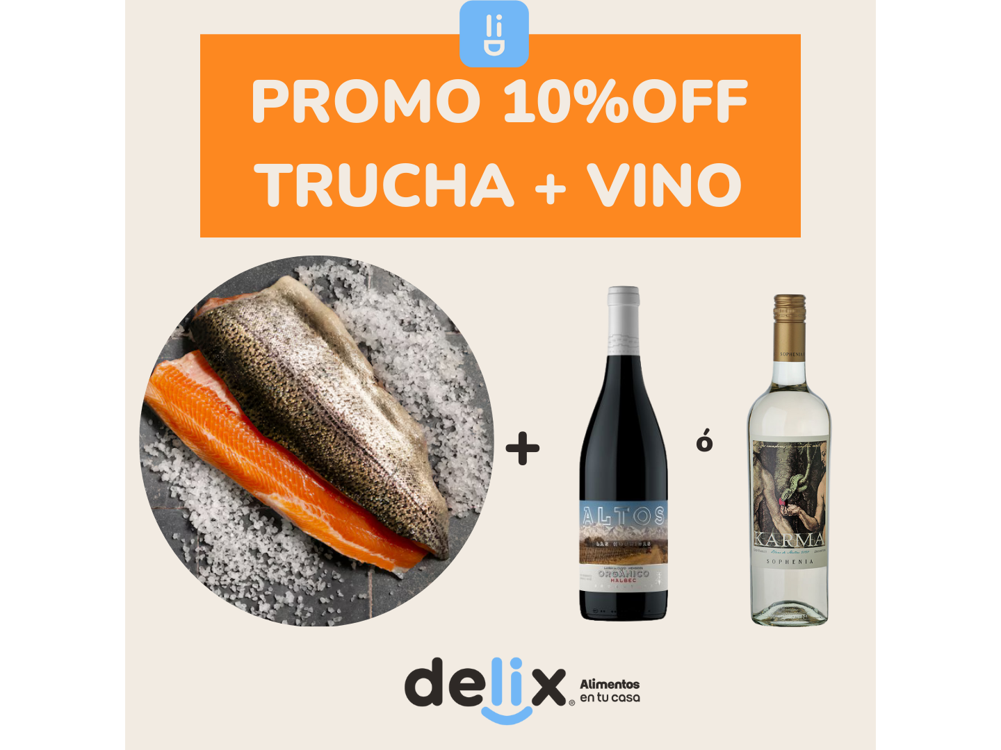 Promo Trucha + Vino Blanco