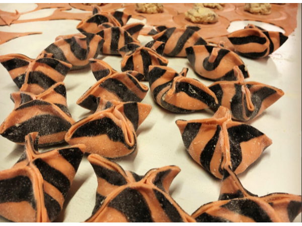 Estrellas de mar de salmón y langostinos - x 3 porciones