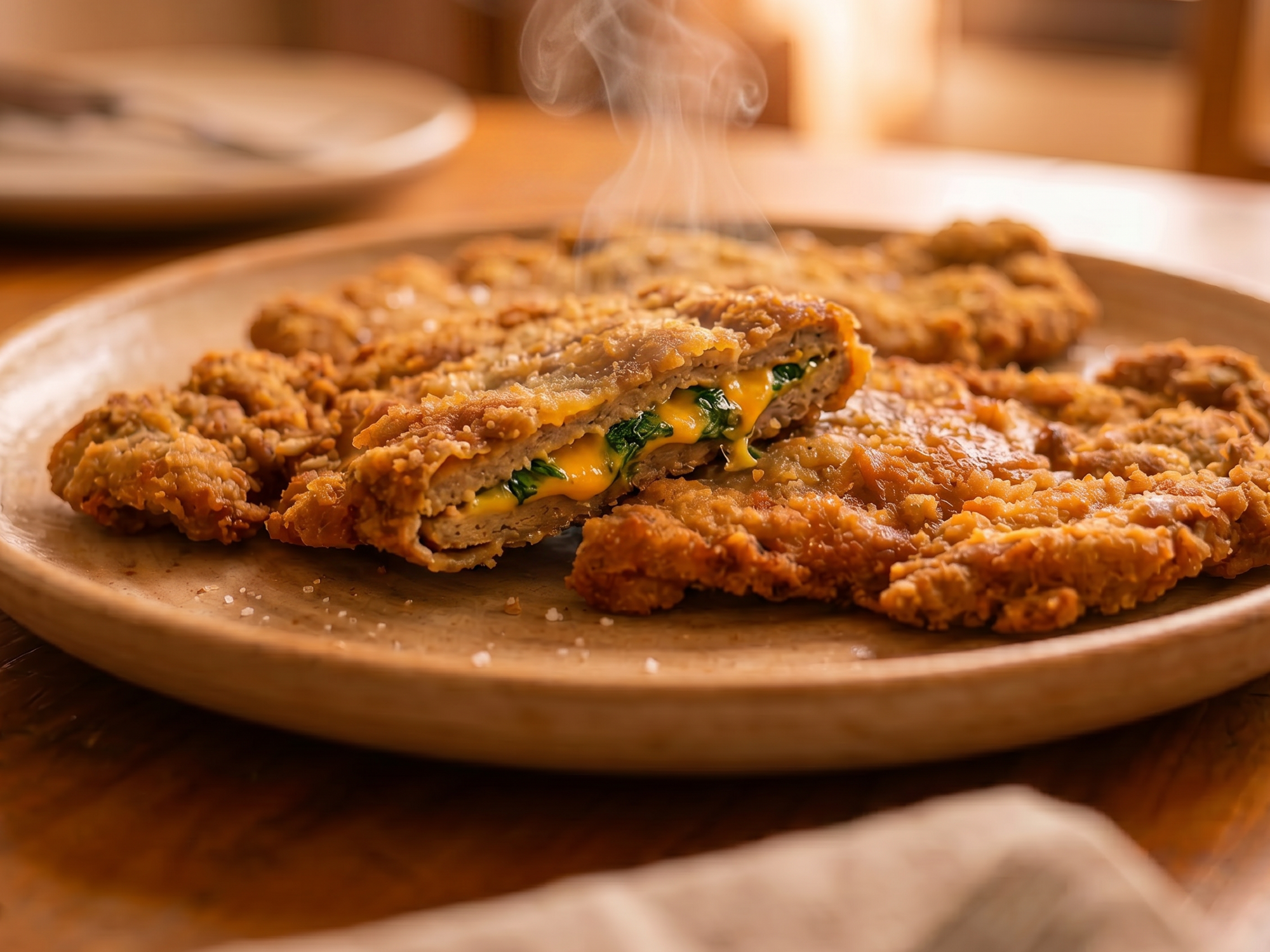 Milanesa de soja rellena - x 4 u