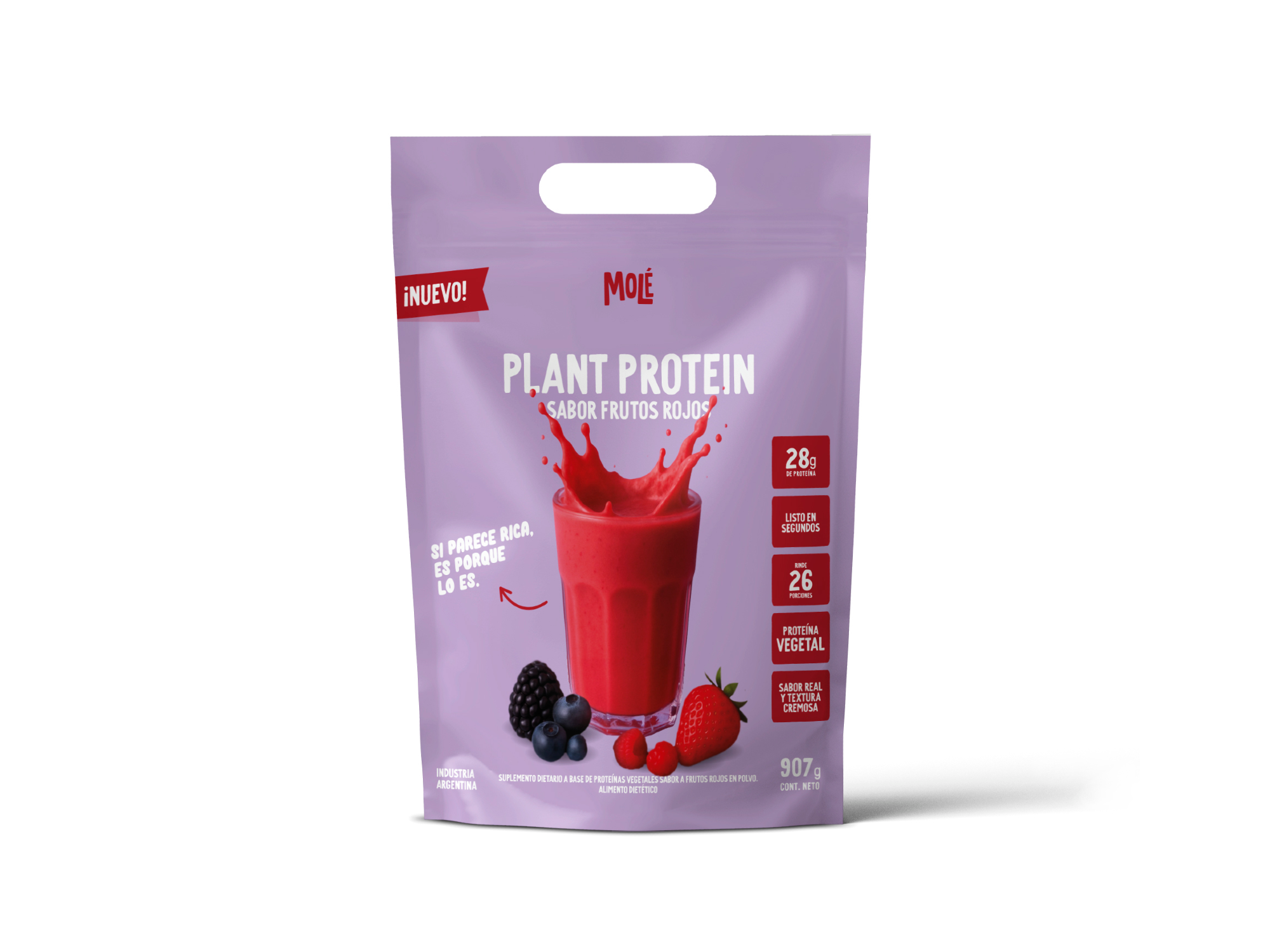 Plant Protein Frutos Rojos - Vegana