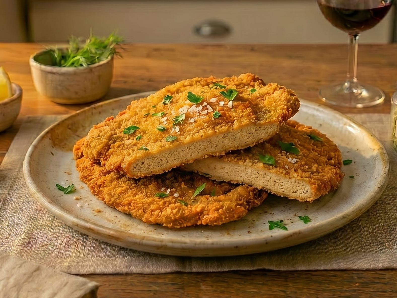 Milanesas de Pechuga de Pollo Sin Harina - x 1 kg