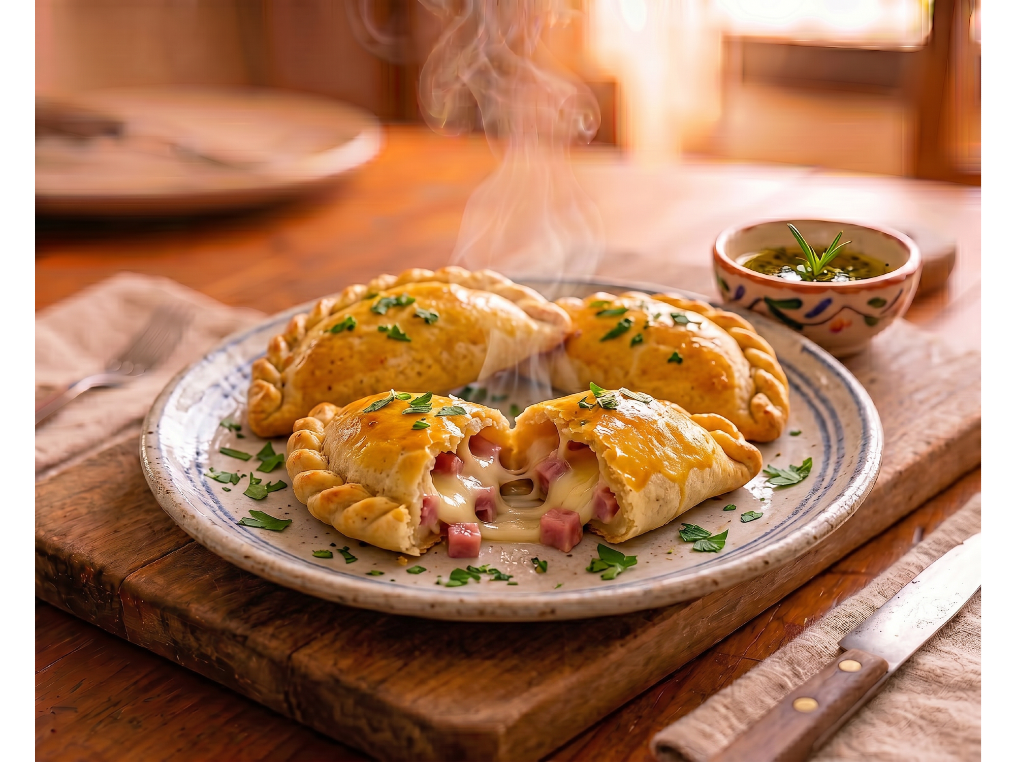Empanadas de Jamón y Queso Sin Harina - x doc.