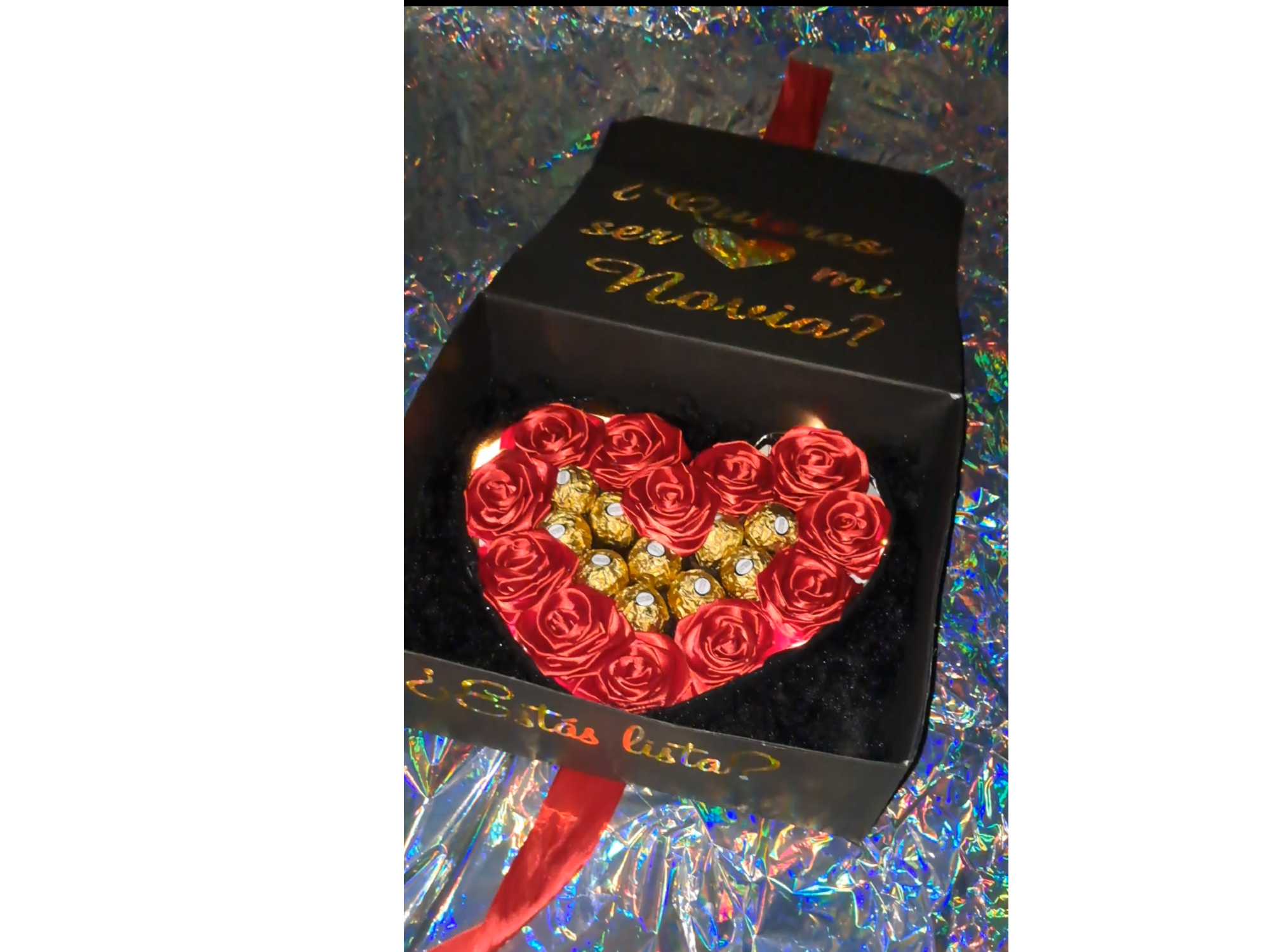 Caja Corazón de Rosas