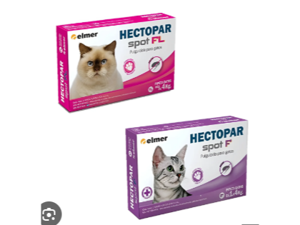 Hectopar gato hasta mas de 4 kg