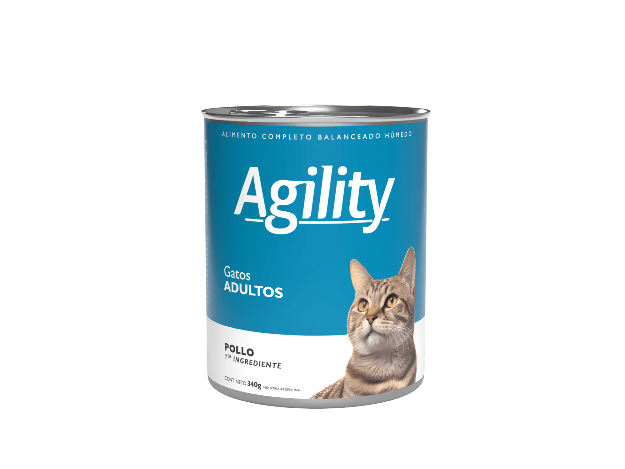 Agility wet x 340 grs gato