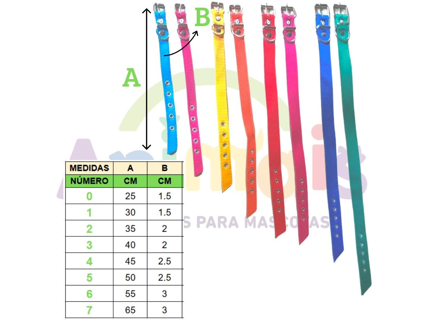 Collar nylon Nº1