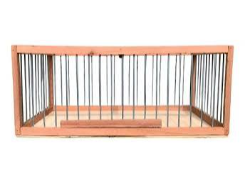 Aplique de madera para aves