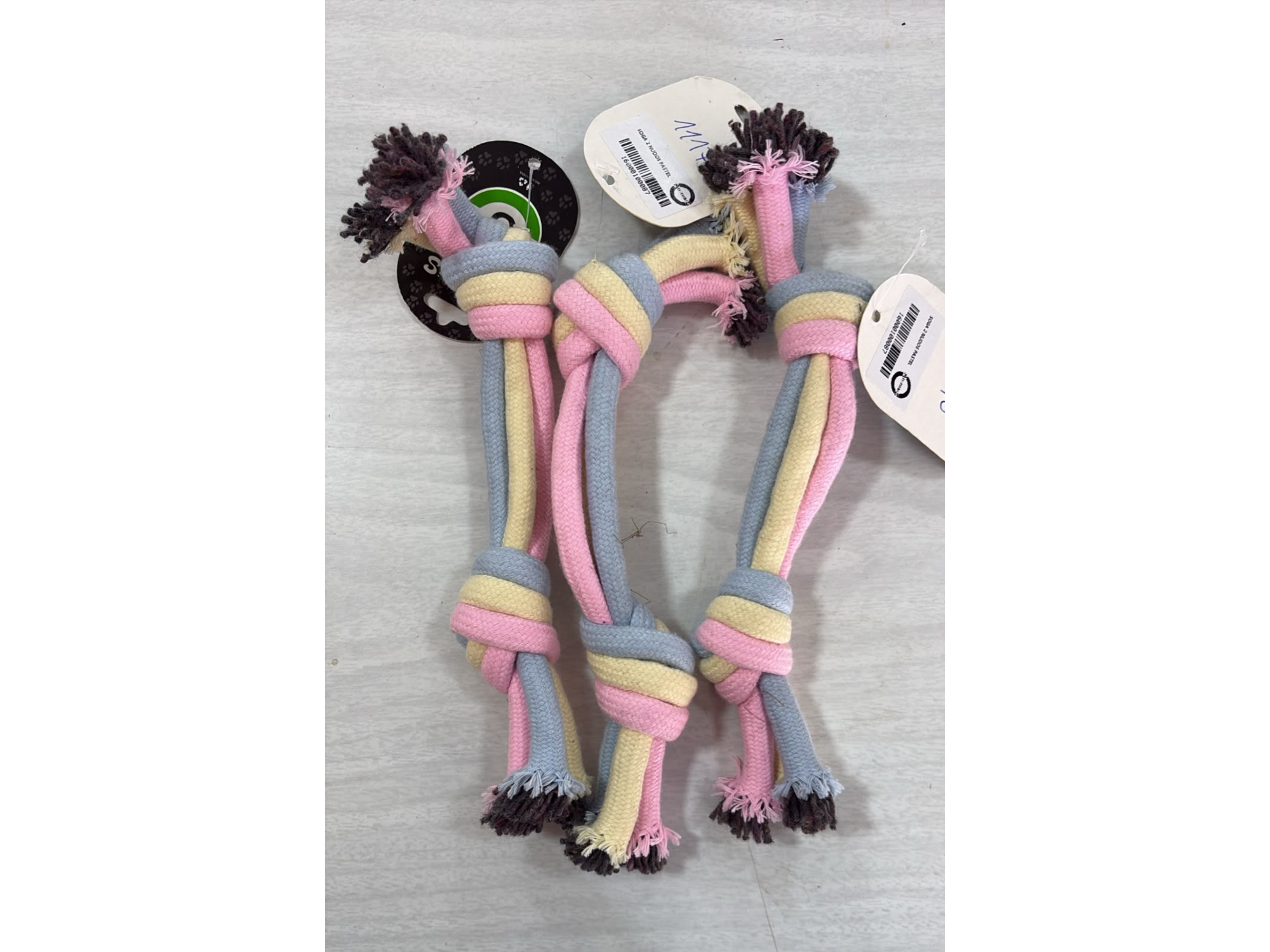 Soga 2 nudos pastel