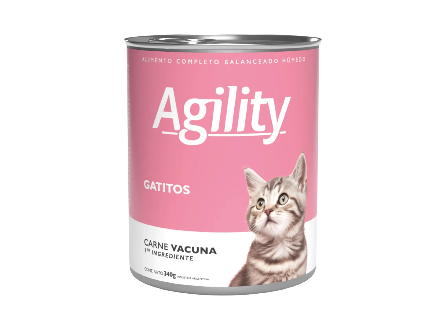 Agility wet x 340 grs gatito