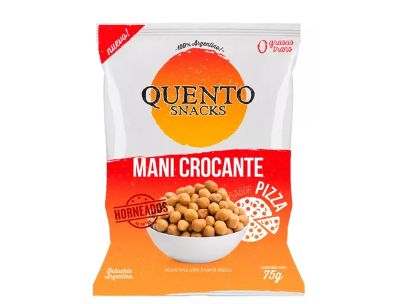 Maní crocante sabor pizza 75gr