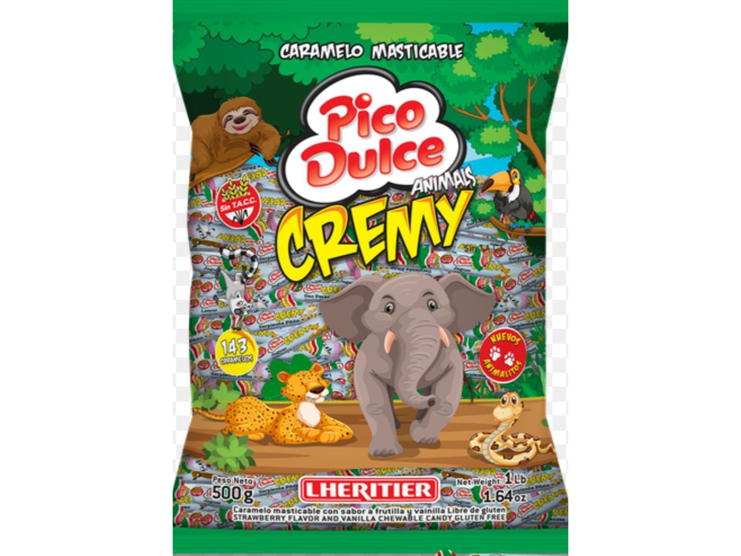 Caramelos pico animal