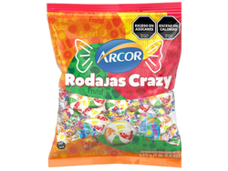 Caramelos Arcor rodajas crazy 465g