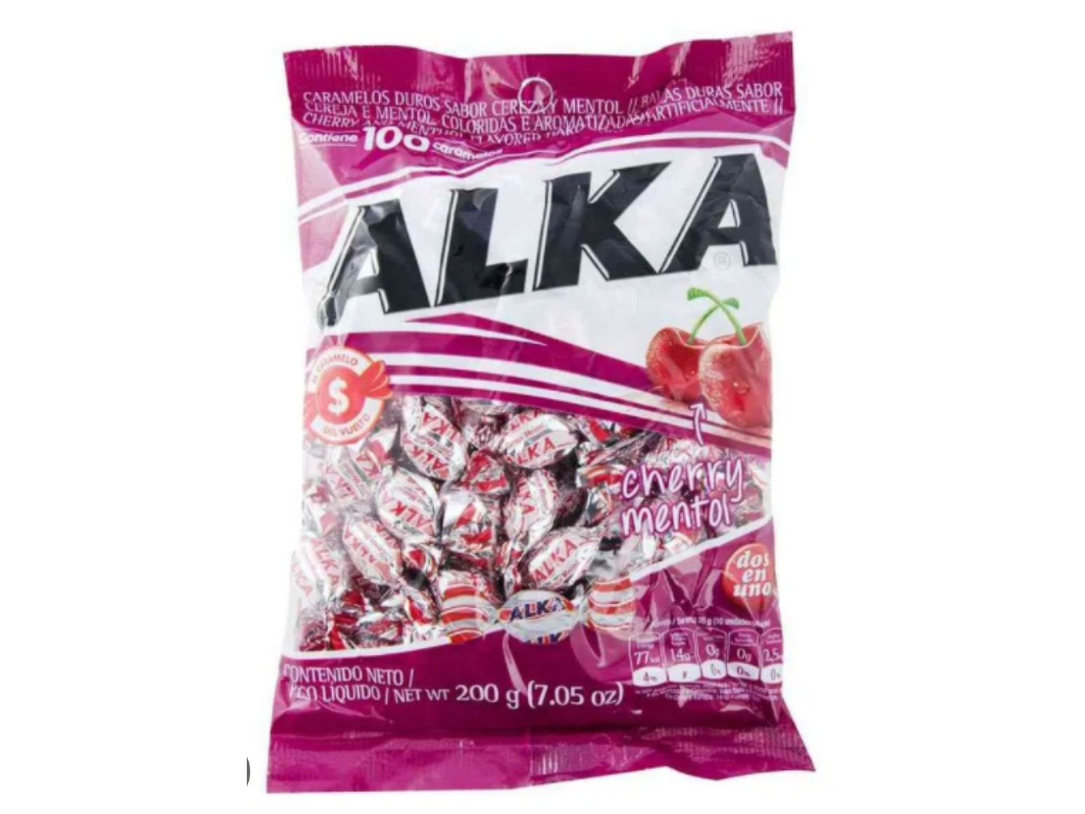 Caramelos Alka Cereza