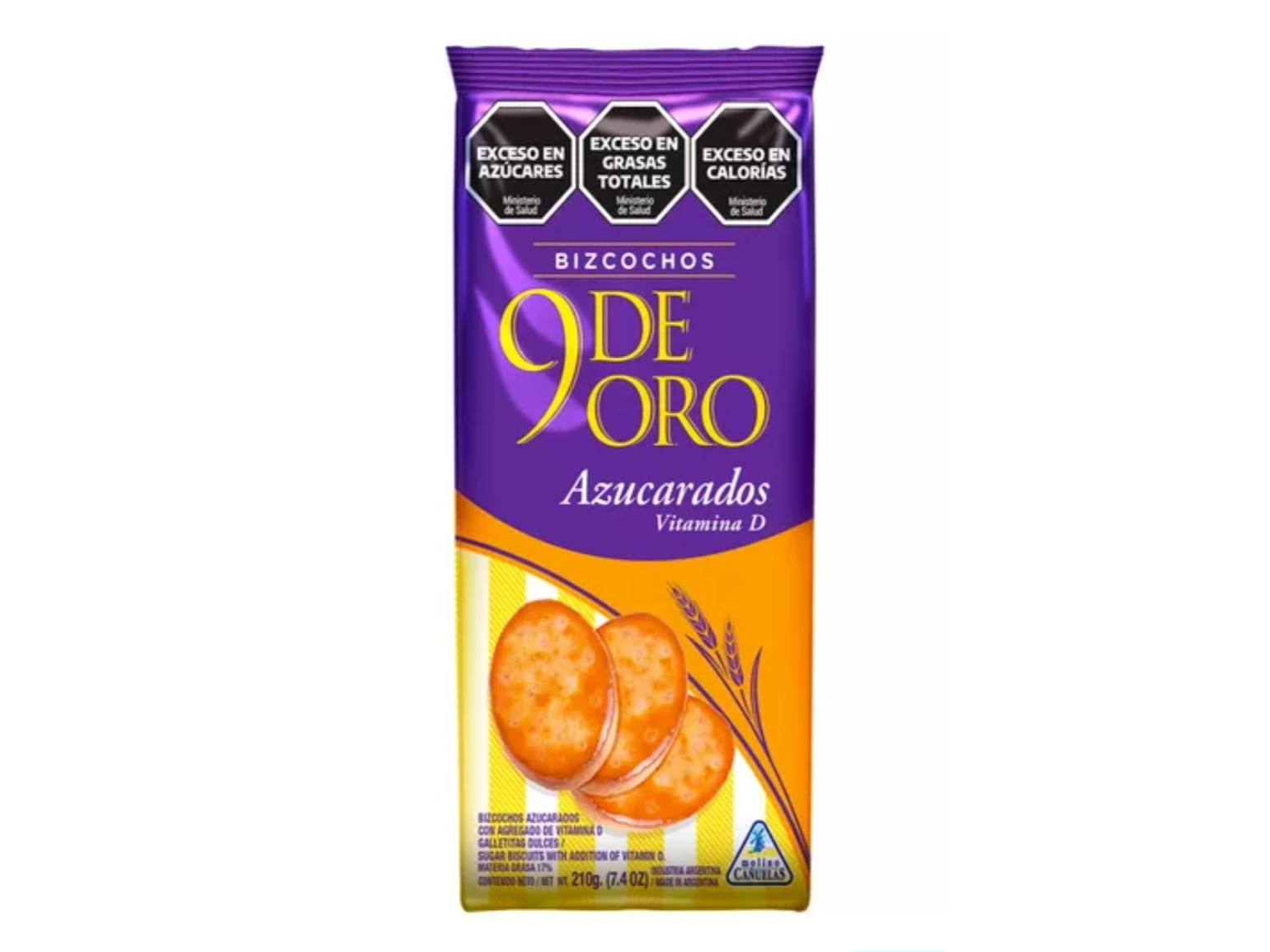 Bizcochitos 9 de Oro Azucardas