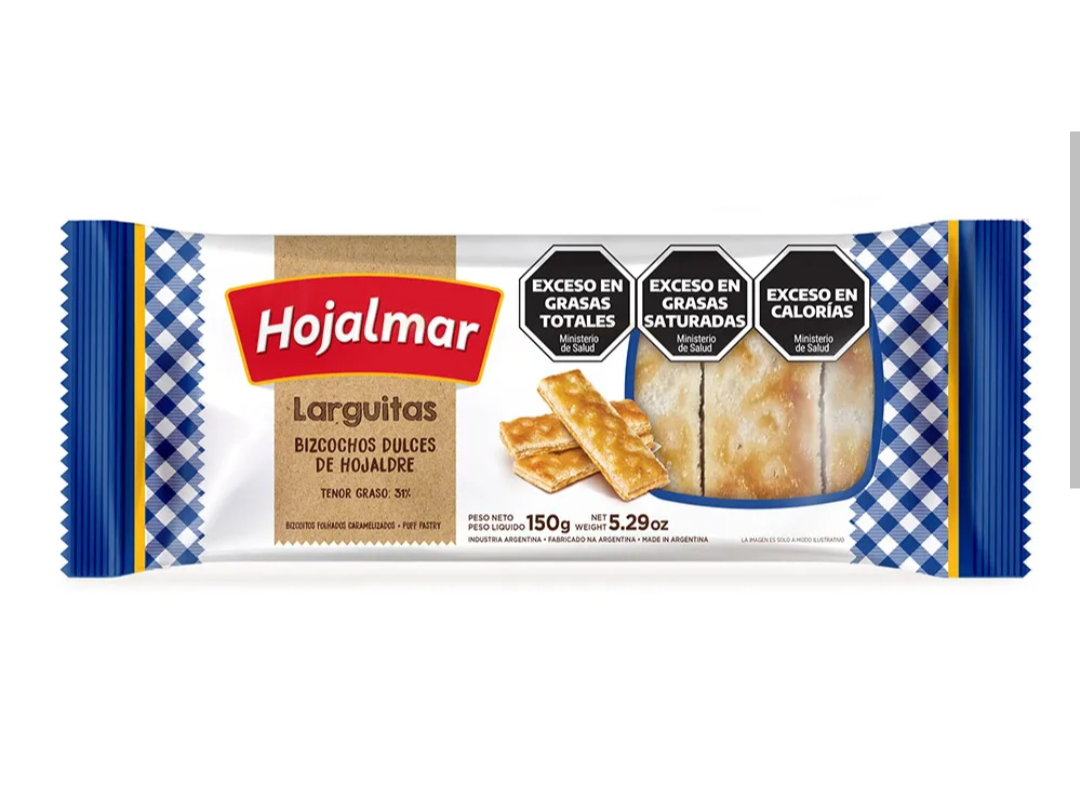 Galletitas Hojalmar Larguitas