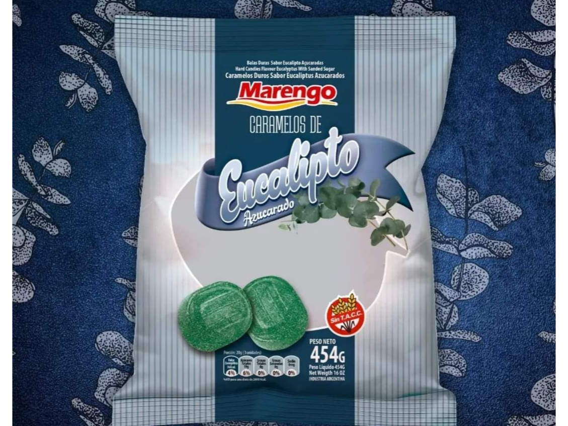 Caramelos ostras eucaliptos