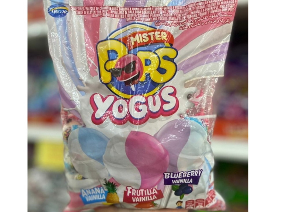 Chupetin mister pops yogus