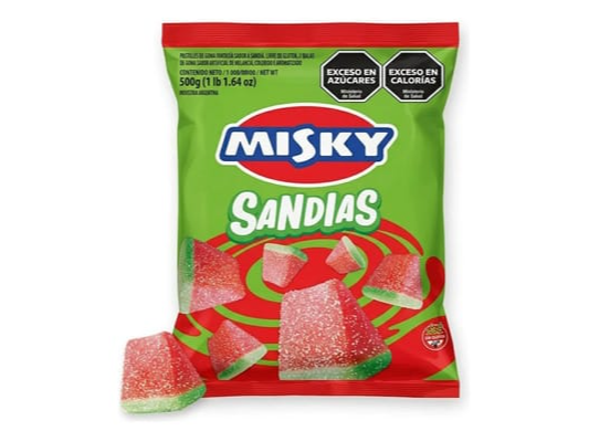 Gomitas Misky sandía 500gr