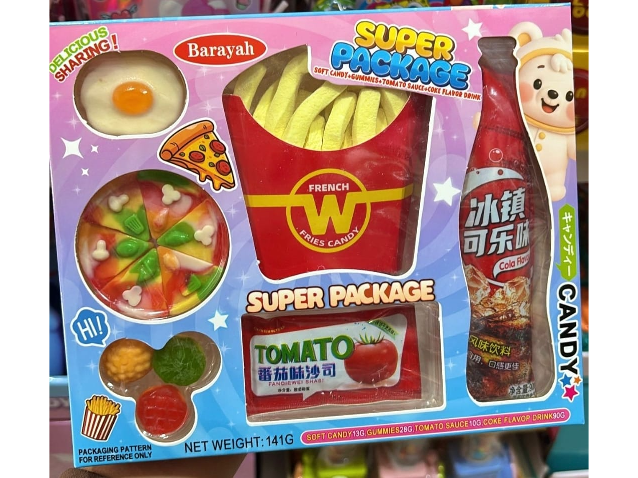 Caramelo blando super pacaking 141gr 8u