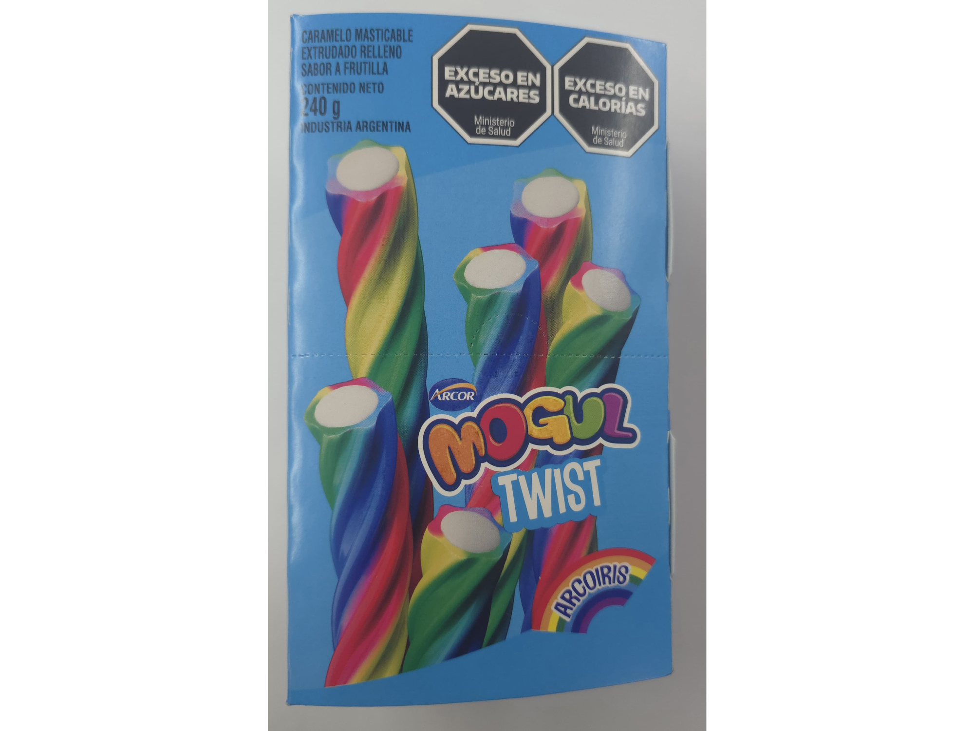 Gomita Mogul Twis arcoiris 15gr 16u