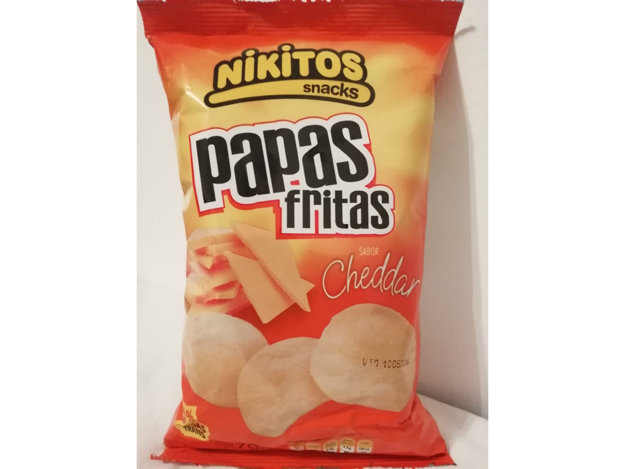 Papas cheddar Nikitos 70gr