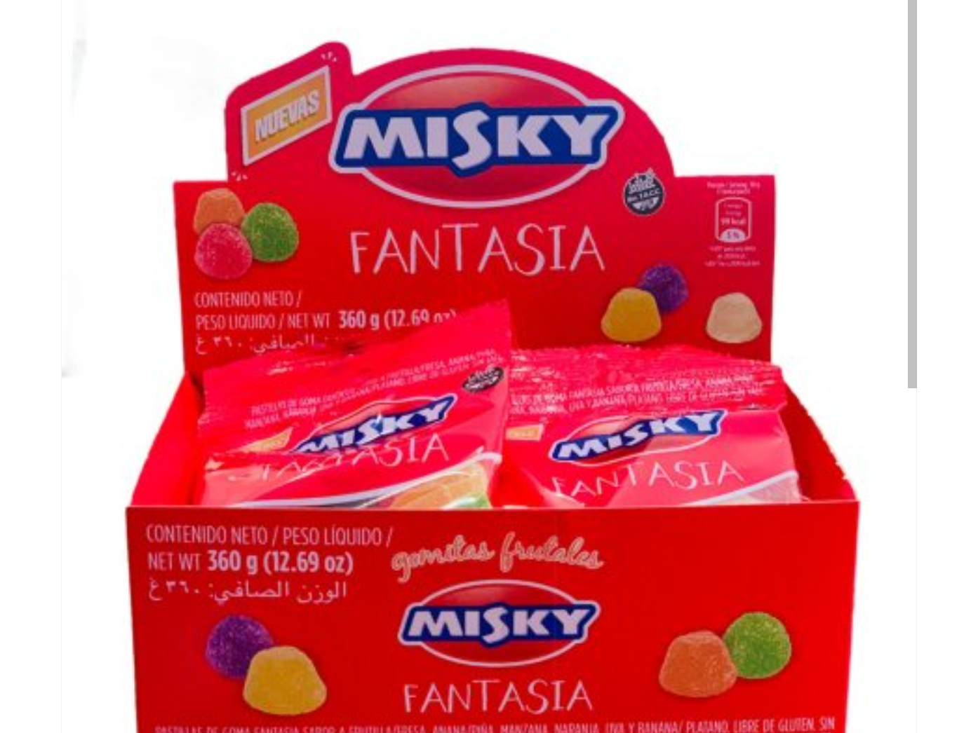 Gomitas Misky fantasia 30gr 12u
