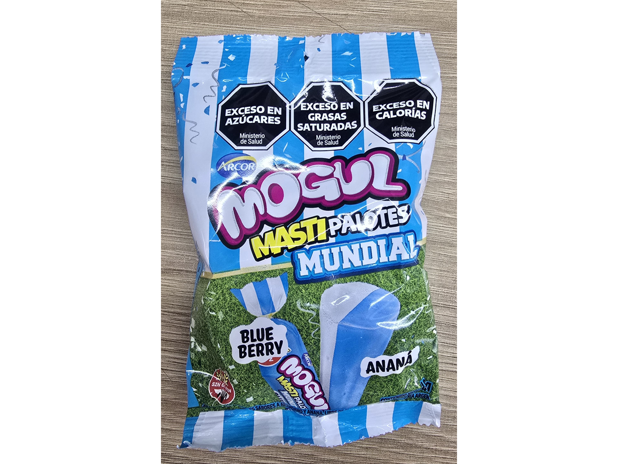 Caramelo Mogul mast palote Mundial blue 8u