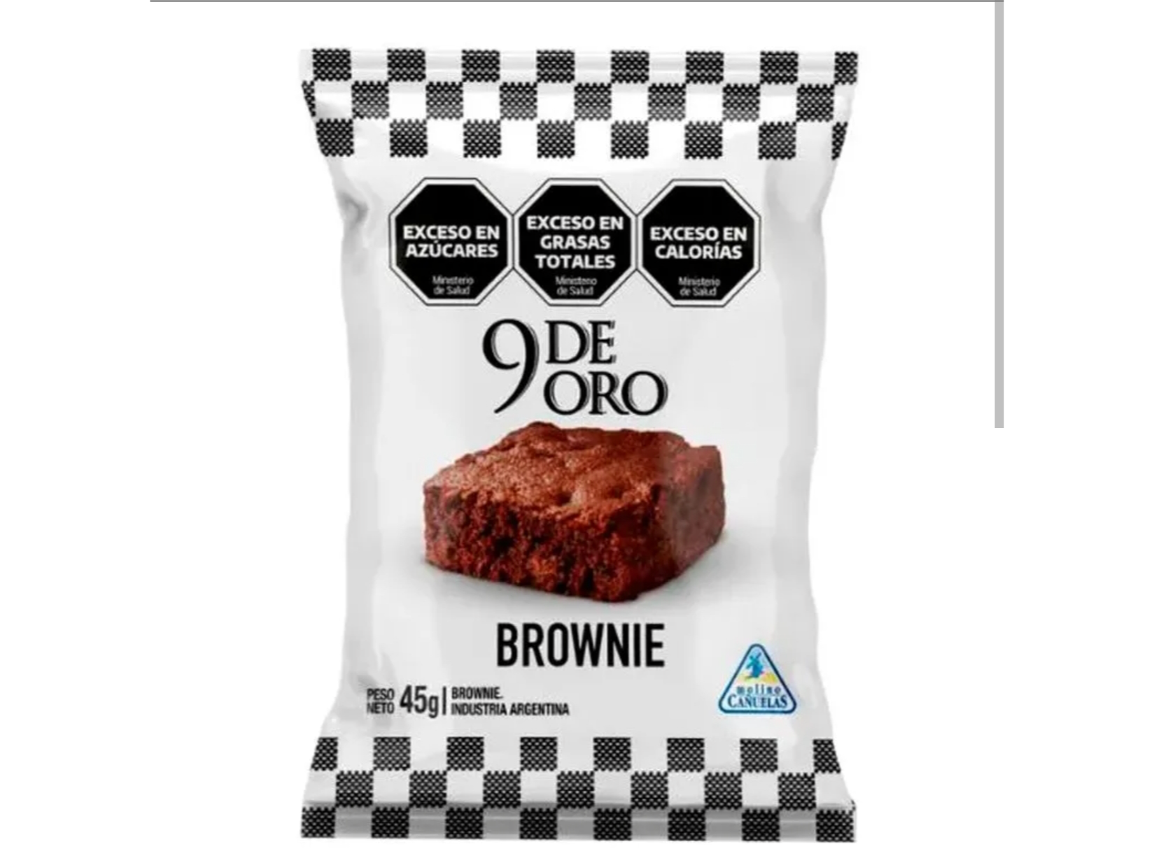 Brownie 9 de oro 8u