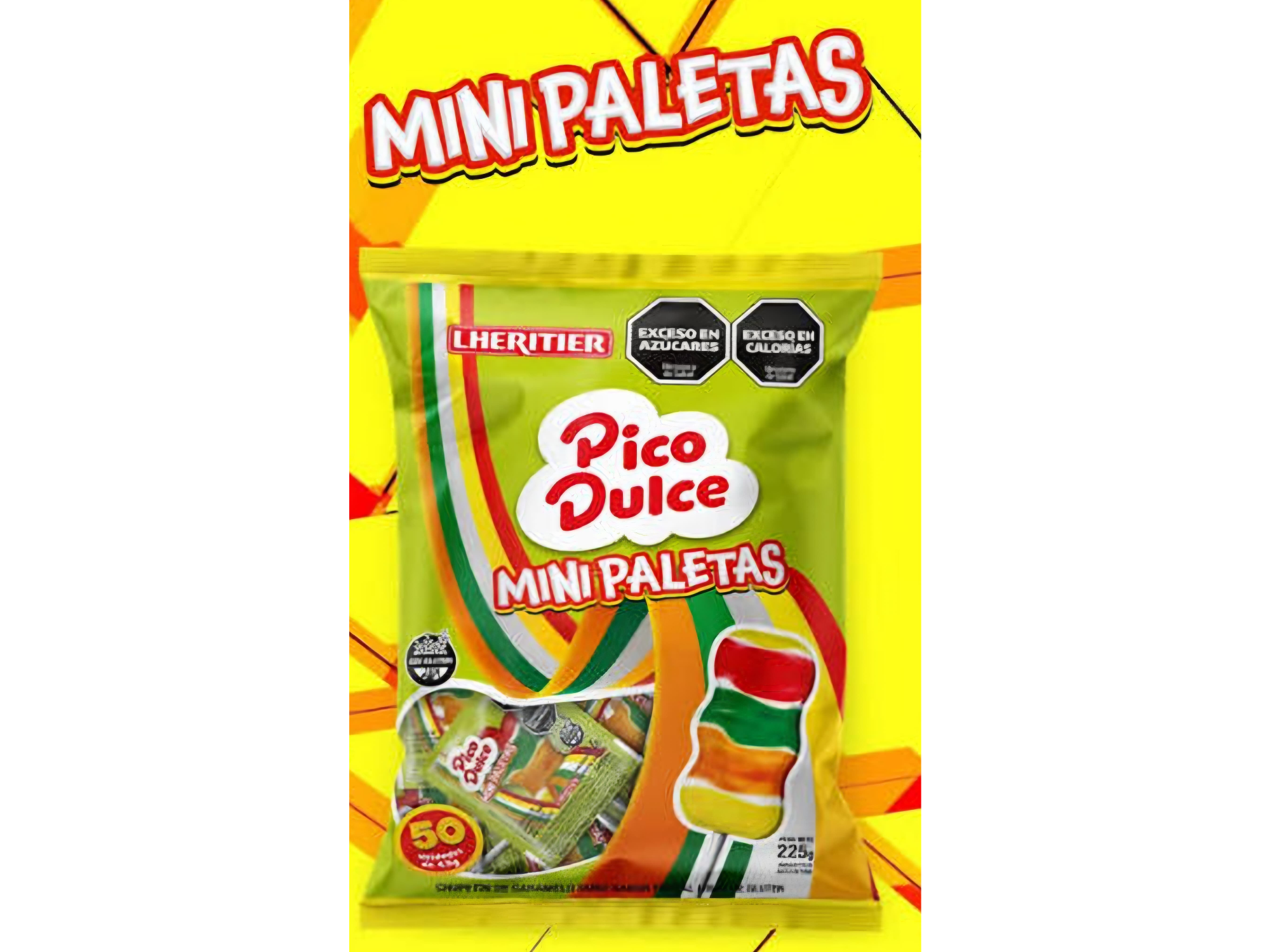 Chupetín Pico dulce mini paletas 50u