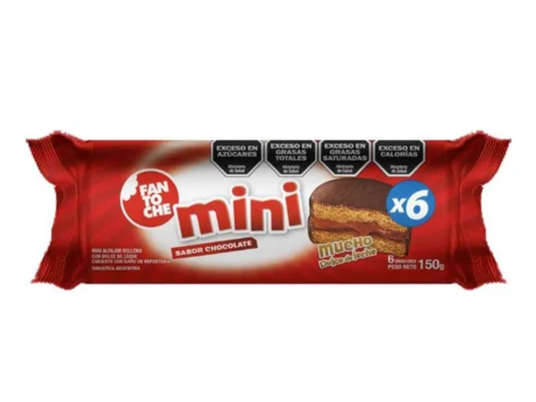Alfajor mini fantoche 6u