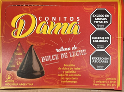 Conitos rellenos Dama