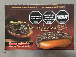 Medallón de dulce de leche