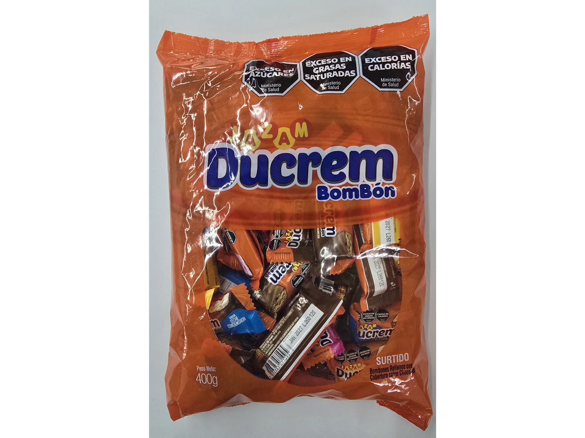 Bombón Ducrem surtidos 8gr 50u