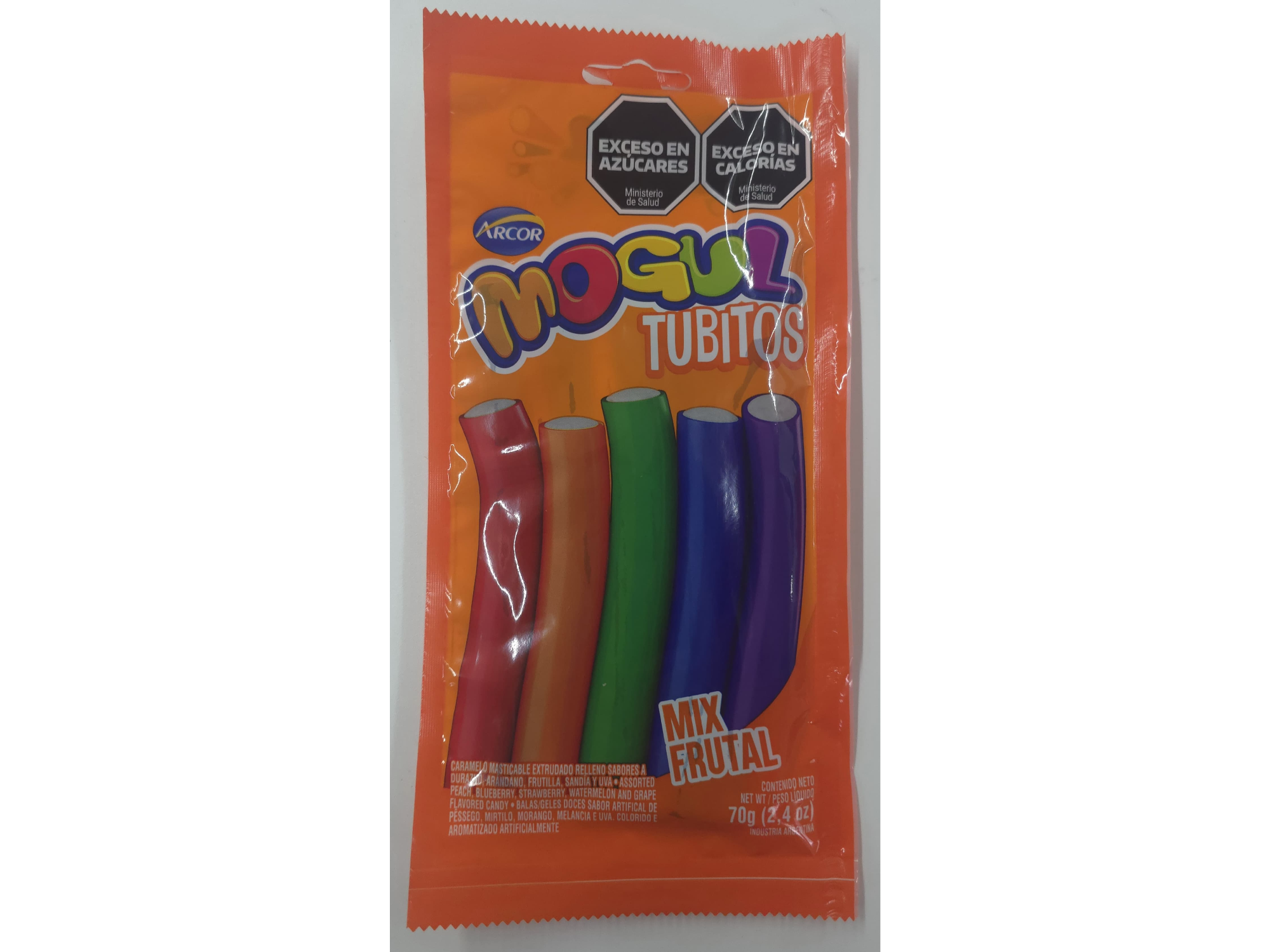 Gomitas Mogul tubitos 70gr