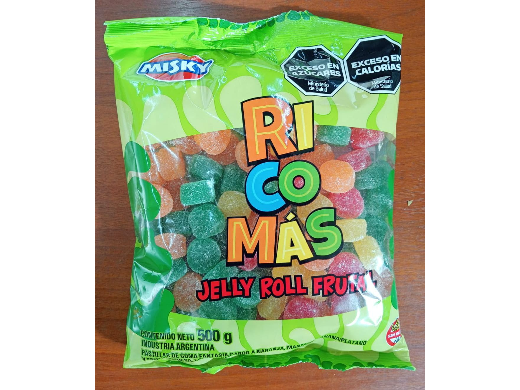 Gomitas Ricomas  jelly roll surtidas