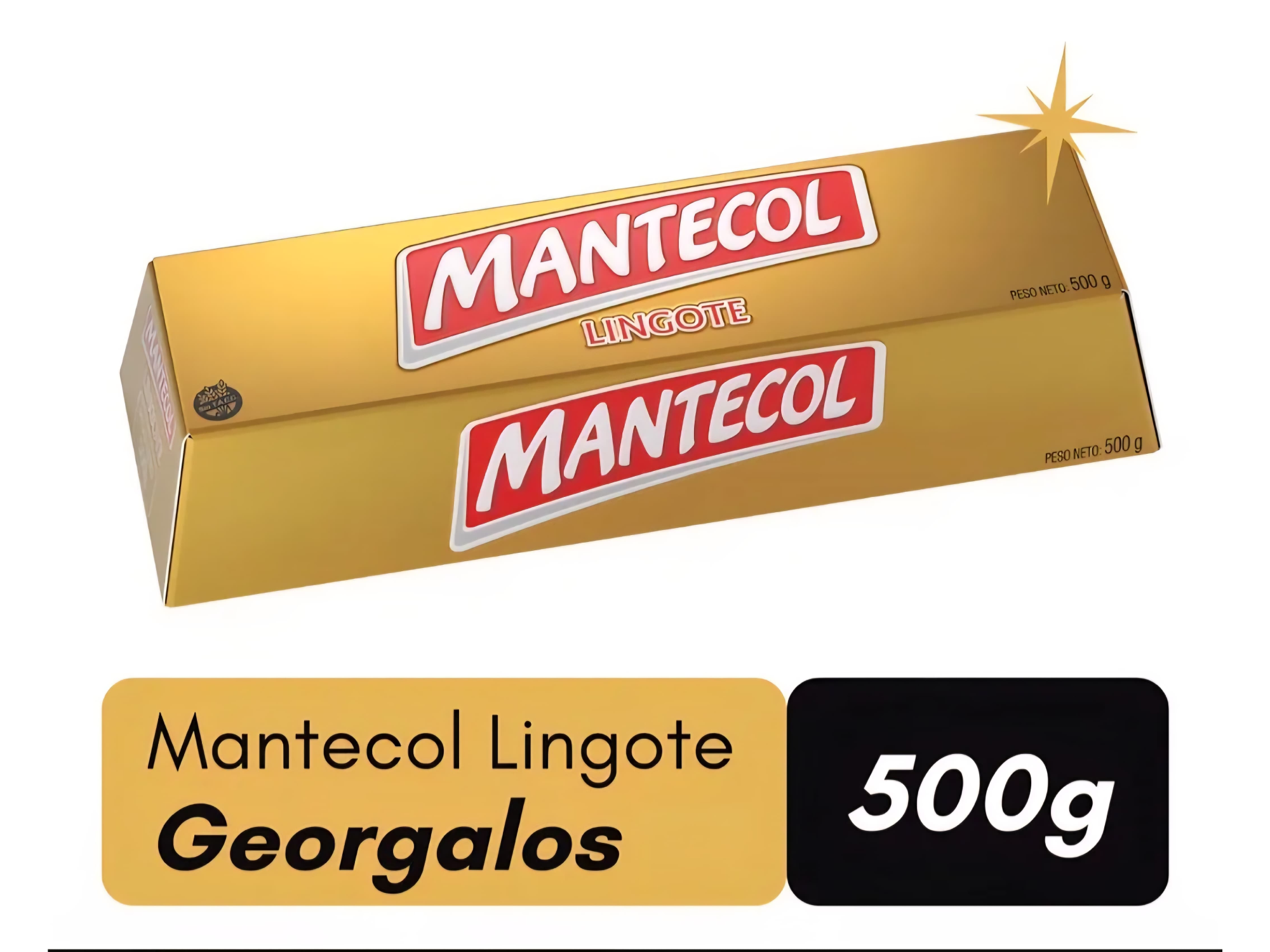 Postre mantecol lingote 500gr sin tacc