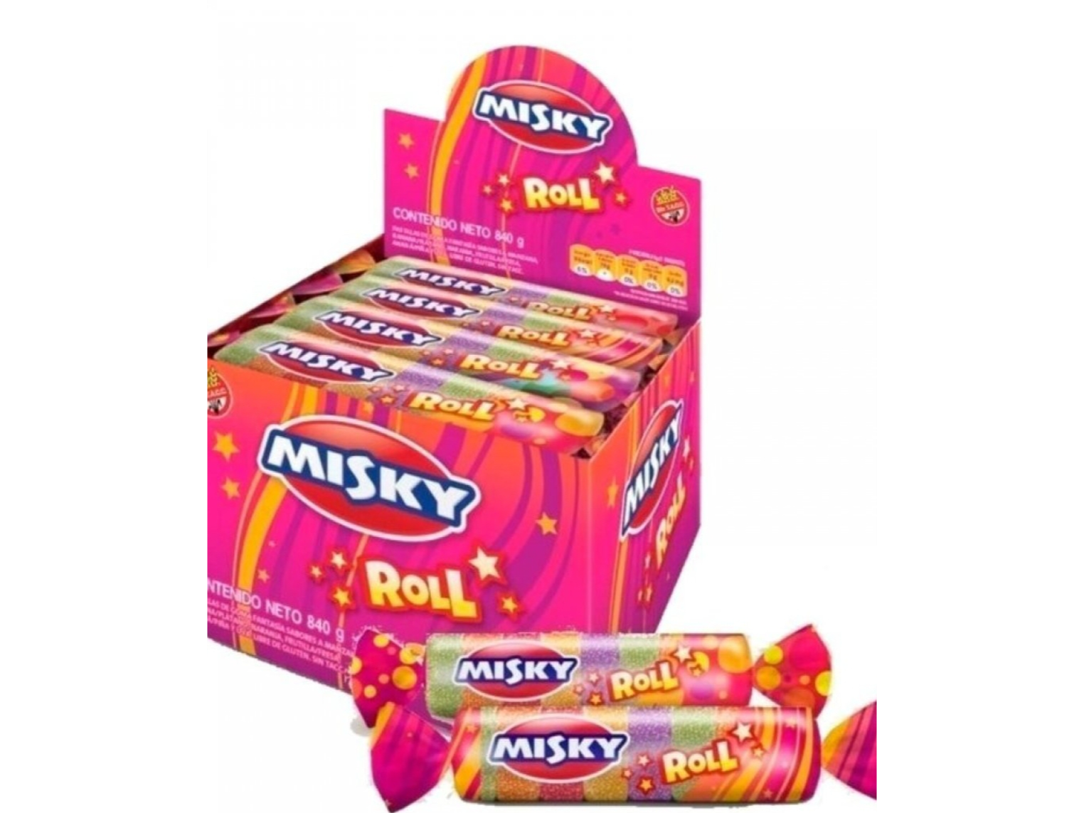 Gomita Misky roll 35gr 12u